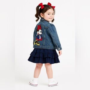 Disney Kids Jean Jacket with Minnie Mouse - Blue and Red